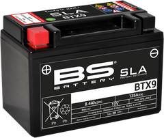 BS BATTERY BTX9 (YTX) 300674 - Premium AGM Motorcycle Battery