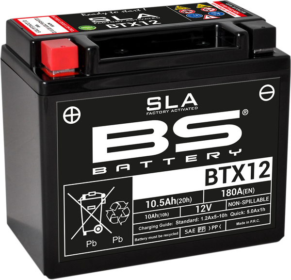 BS BATTERY BTX12 (YTX) 300680 - AGM Maintenance-Free Battery