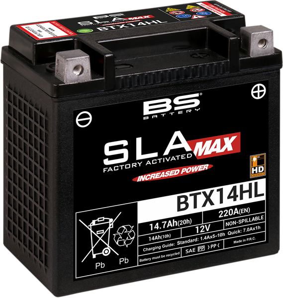 BS BATTERY BTX14HL (YTX) 300882 - Maintenance Free Power Battery