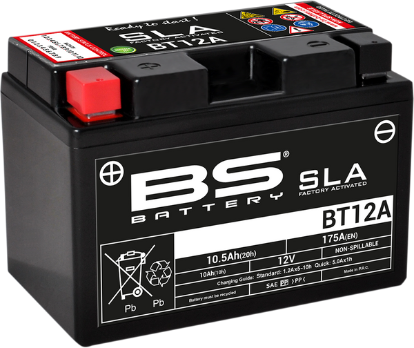 BS BATTERY BT12A (YT) 300679 - Maintenance-Free AGM Battery