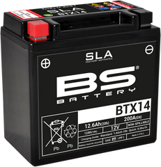 BS BATTERY BTX14 (YTX) 300681 - High-Performance AGM Battery