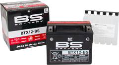 BS BATTERY BTX12-BS Maintenance-Free Battery - Part Number 300603