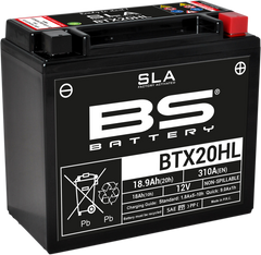 BS BATTERY BTX20HL (YTX) 300689 AGM Battery - Maintenance Free and Spillproof