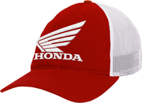 HONDA APPAREL Honda Trucker Hat - Red/White NP21A-H3161