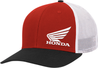 HONDA APPAREL Honda Wing Hat - Red/Black/White NP21A-H3162