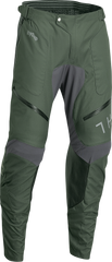 THOR Terrain In-the-Boot Pants - Army Green/Charcoal - 2901-10437