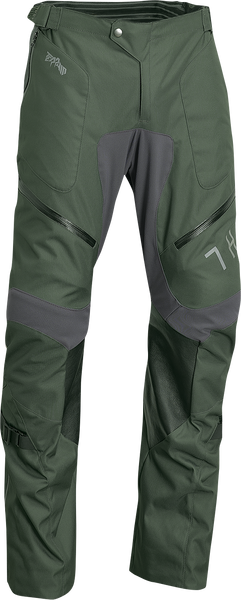 THOR Terrain Over-the-Boot Pants - Army Green/Charcoal - Part Number 2901-10453