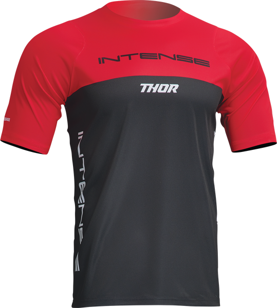 THOR Intense Assist Censis Jersey - Short-Sleeve - Red/Black - Small - 5020-0205