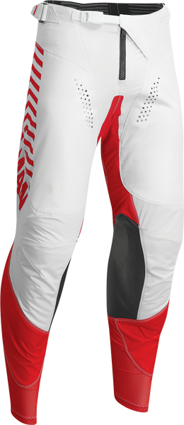 THOR Hallman Differ Slice Pants - White/Red - US 36 (Part No: 2901-10308)