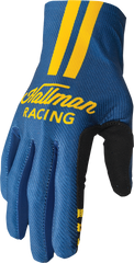 THOR Mainstay Gloves - Roosted - Navy/Lemon - XS 3330-7303