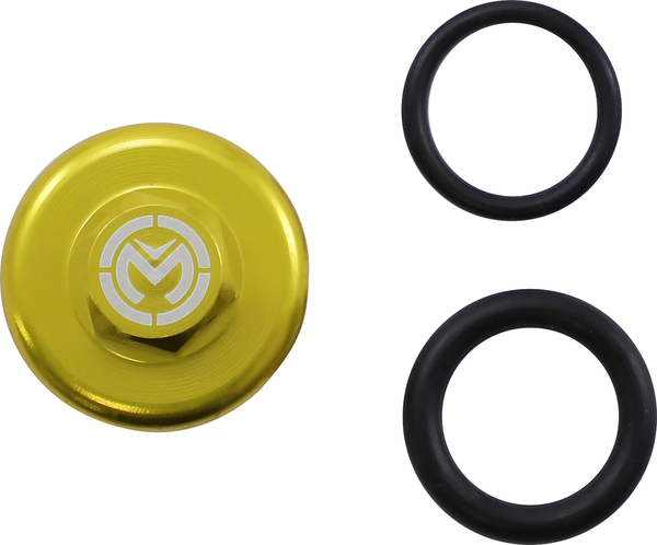 MOOSE RACING Yellow Oil Cap - Part Number T14-6302Y for Suzuki