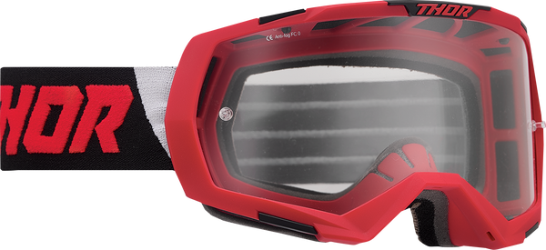 THOR Regiment Goggles - Red/Black - Clear 2601-2800