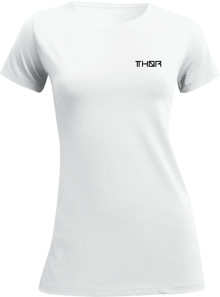 THOR Women's Disguise T-Shirt - White - XL - Part Number 3031-4089