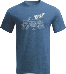 THOR Hallman CZ T-Shirt - Indigo Heather Navy - Large - 3030-22642