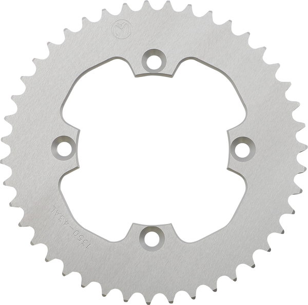 MOOSE RACING Rear Aluminum Sprocket - 43 Tooth - Part Number 1350-43AL for Honda