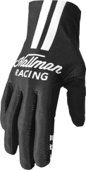 THOR Mainstay Gloves - Roosted - Black/White - XS - Part Number 3330-7309