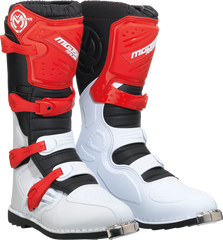 MOOSE RACING Qualifier Boots - Red - Size 7 - Part Number 3410-2590