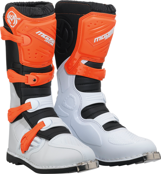 MOOSE RACING Qualifier Boots - Orange - Size 14 - Part Number 3410-2624