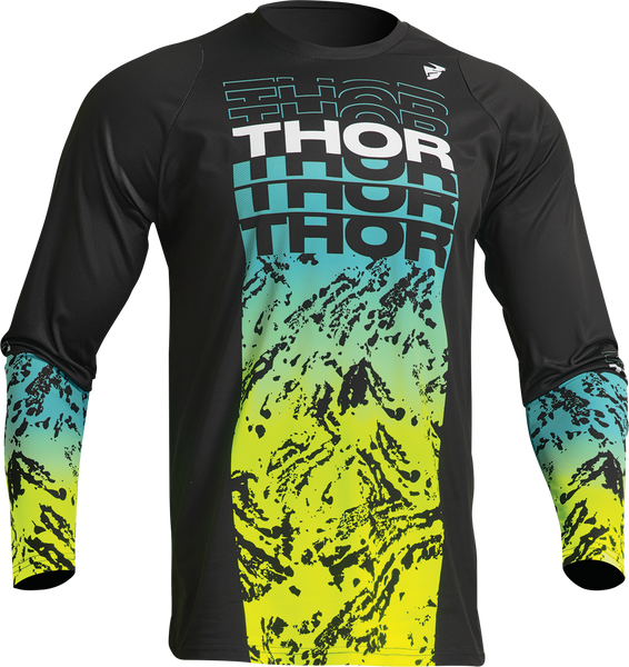 THOR Sector Atlas Jersey - Black/Teal - XL 2910-7056