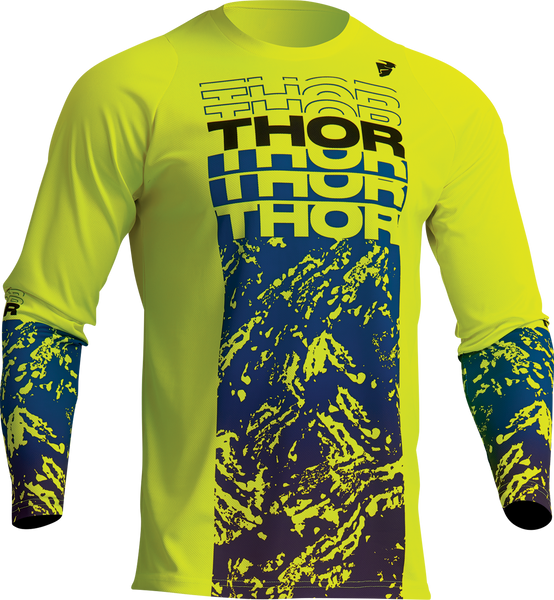 THOR Sector Atlas Jersey - Acid/Black - XL - Part Number 2910-7063