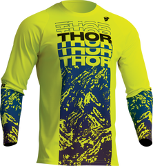 THOR Sector Atlas Jersey - Acid/Black - XL - Part Number 2910-7063