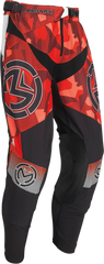 MOOSE RACING Sahara Pants - Red/Black - US 40 - Part Number 2901-10384