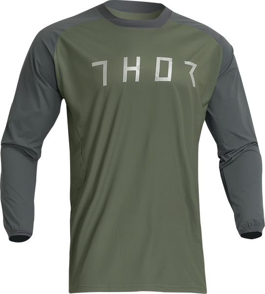 THOR Terrain Jersey - Army/Charcoal - 3XL - Part Number 2910-7171