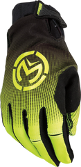 MOOSE RACING SX1* Gloves - Hi-Vis Yellow/Black - Large 3330-7335