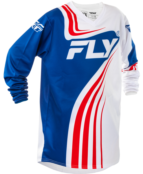 Youth F 16 Jersey Red/White/Blue Yl