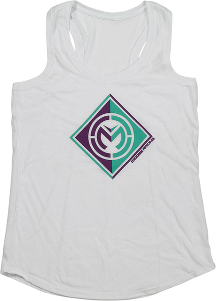 MOOSE RACING Women's Insignia Tank - White - Large 3031-4164