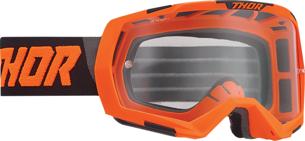 THOR Regiment Goggles - Flo Orange/Black - Clear 2601-2802