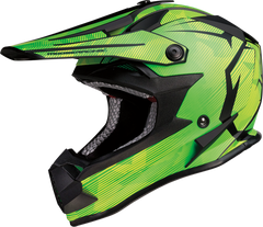 MOOSE RACING Youth F.I. Helmet - Agroid Camo - MIPS? - Yellow/Green - Medium 0111-1524