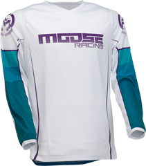 MOOSE RACING Qualifier? Jersey - Blue/White - Small (Part Number: 2910-7172)