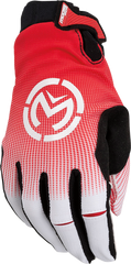 MOOSE RACING SX1* Gloves - Red/White - Small - Part #3330-7321