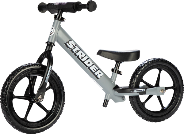 STRIDER 12" Sport Balance Bike - Matte Gray ST-S4MG