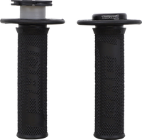 TORC1 Defy Lock-On Grips - Diamond Pattern - KEV-TEC Ballistic Rubber - Black - Part Number 4650-0202