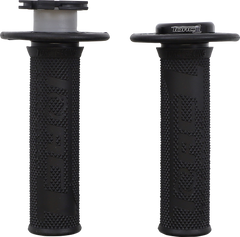 TORC1 Defy Lock-On Grips - Diamond Pattern - KEV-TEC Ballistic Rubber - Black - Part Number 4650-0202