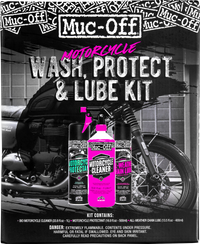 MUC-OFF USA Motorcycle Wash, Protect & Lube Kit 20095US