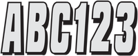 HARDLINE I.D. Sticker Kit - 320 Series - Silver SIBLK320
