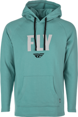 Fly Weekender Pullover Hoodie Sea Green/Grey Md