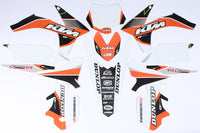 Ktm Raceline Graphics Complete Kit White