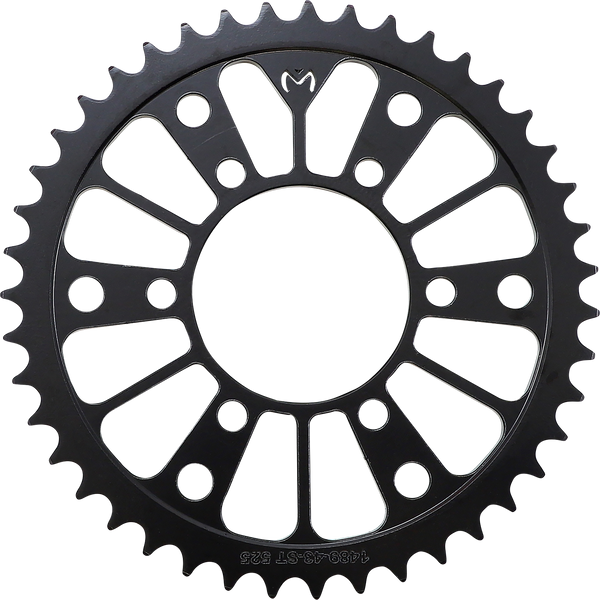 MOOSE RACING Steel Rear Sprocket - 43 Tooth - Part Number 1210-1489-43-ST for Kawasaki