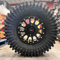 System 3 SB5 Beadlock Wheels on Maxxis Roxxzilla Tires – UTV Wheel & Tire Kit