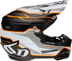 6D HELMETS ATR-2 Helmet - Phase - White/Orange - Large 12-2827