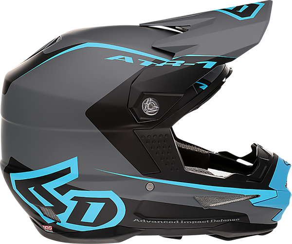 6D HELMETS ATR-1 Helmet - Stealth Cyan - Small (Part No: 10-4625)