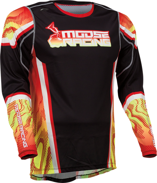 MOOSE RACING Agroid Jersey - Red/Yellow/Black - Medium - Part Number 2910-7391