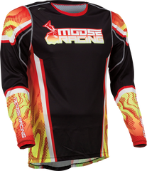 MOOSE RACING Agroid Jersey - Red/Yellow/Black - Medium - Part Number 2910-7391