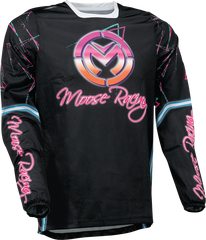 MOOSE RACING Sahara Jersey - Pink/Black - Large 2910-7452