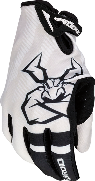 MOOSE RACING Agroid* Pro Gloves - White - XL (Part Number: 3330-7593)