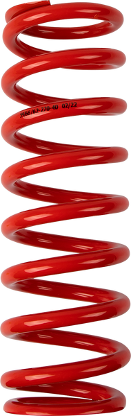 MOOSE RACING Shock Spring - 59/62 mm OD - 40 n/mm - Red - Part 1312-0961